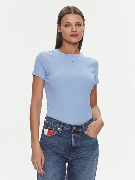 Tommy Hilfiger Essential Γυναικείο T-shirt Μπλε