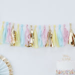 Ginger Ray Garland for Party in Gold color