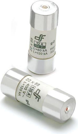 DF electric Safety Cylindrical Porcelain Fast-Bow 22x58mm 100A (054-222580100) 1pcs