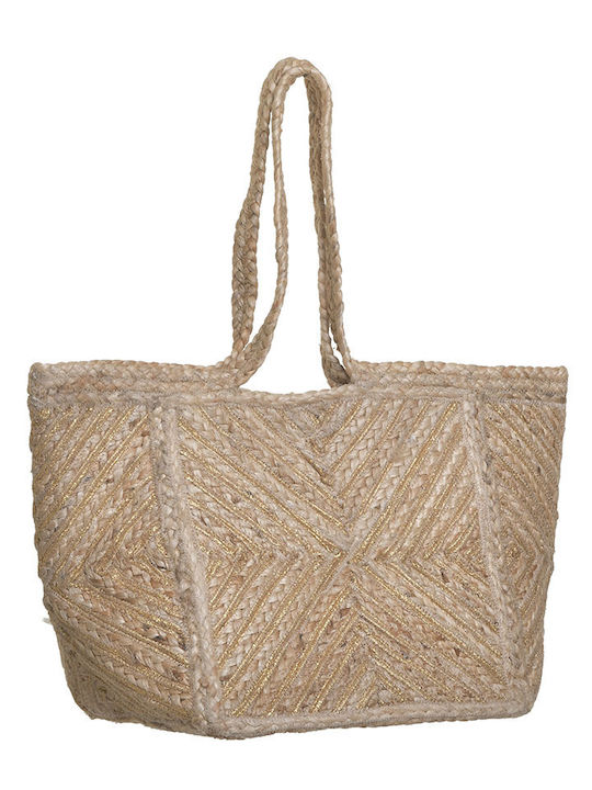 Ble Resort Collection Ble Resort Collection Korbtasche Für Strand Strandtasche Gold