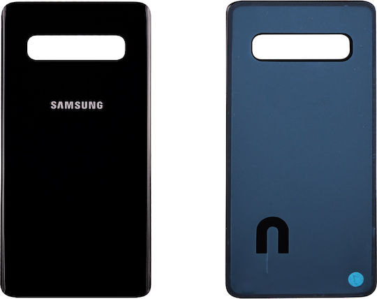 Das folgende Liquid-Template ist eine Vorlage für Namen von Produkten in der Kategorie "Mobile Phone Replacement Covers". Übersetzen Sie nur die Textknoten des Liquid-Templates in die deutsche Sprache, wobei die ursprüngliche Syntax und HTML-Tags beibehalten werden und nichts geändert wird, was zwischen '{' und '}' liegt: Καπάκι Μπαταρίας Schwarz für SAMSUNG G973 Galaxy S10