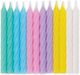 Unique Birthday Candle in Green Color 24pcs U19970