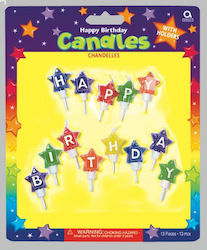 Amscan Κεράκι Γενεθλίων Happy Birthday 13τμχ