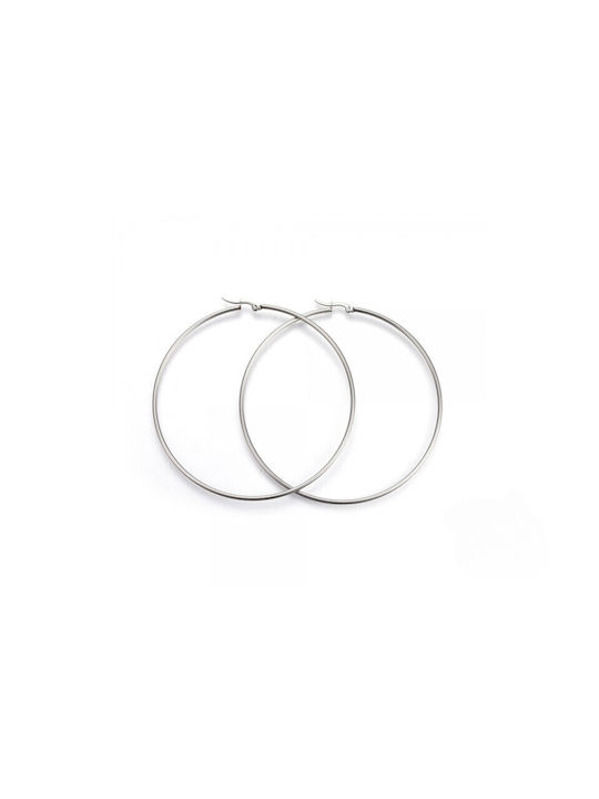 Earrings Hoops made of Steel