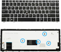 Laptop Keyboard for HP EliteBook Folio 9470 9480 9470M 9480M with Frame