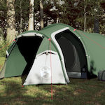 vidaXL Σκηνή Camping Πράσινη για 4 Άτομα 360x140x105εκ.