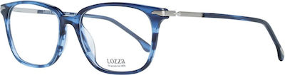 Lozza Männlich Brillenrahmen Blau VL4089 06X8