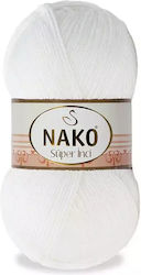 Nako Super Inci Mixed White 260m 100g