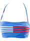 Strapless Bikini Top Μπλε