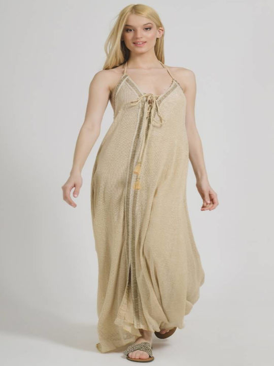 Ble Resort Collection Maxi Rochie Beige