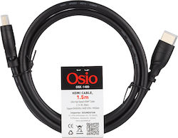 Osio OSK-1480 HDMI 2.1 HDMI Male - HDMI Male 1.5m Black