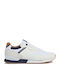 London Court Ανδρικά Sneakers Ασπρο