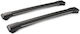 Yakima Aluminum Universal Car Roof Bars for Vehicles with Factory Bars Set with Roof Rack Legs and Lock Black