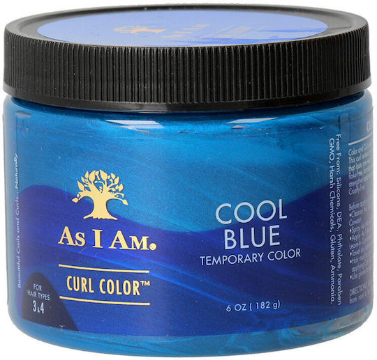 As I Am Curl Color Temporärer Farbstoff Für Haarfärbemittel Cool Blau 182gr