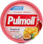 Pulmoll Tropical + Vitamins Lozenges Gluten-Free 45gr