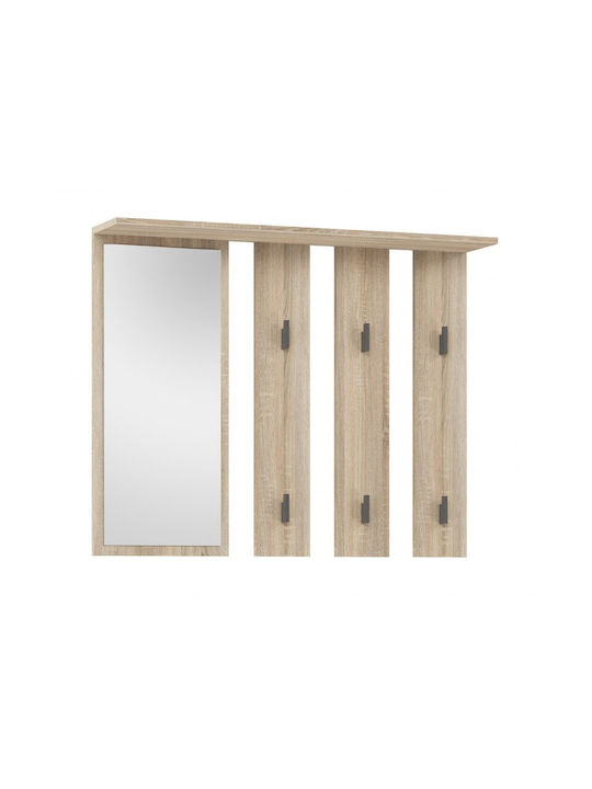 TOH Wall Mirror with Wooden Frame 1pcs