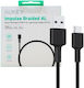 Aukey USB-A to Lightning Cable Black 0.9m (S9144825)
