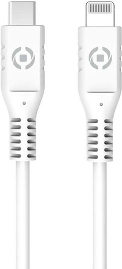 Celly USB-C zu Blitzkabel 60W Weiß 1m S7783391