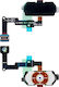 Flex Cable with Home Button in Black color for Galaxy J3 2017