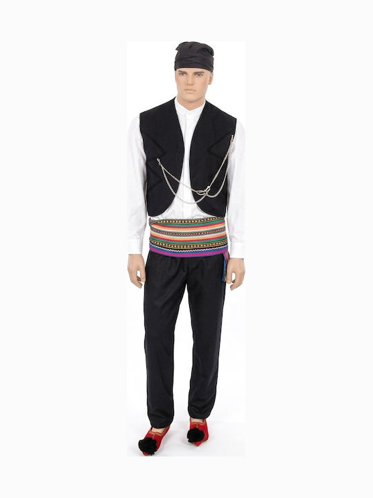 Traditional Costume Vlachos with Chain Decoration
