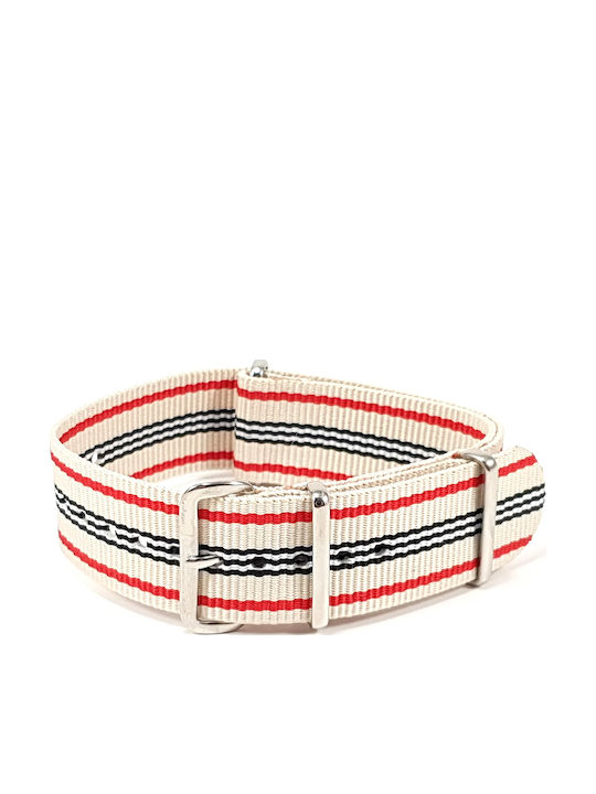 Fabric Strap Nato Red 22mm