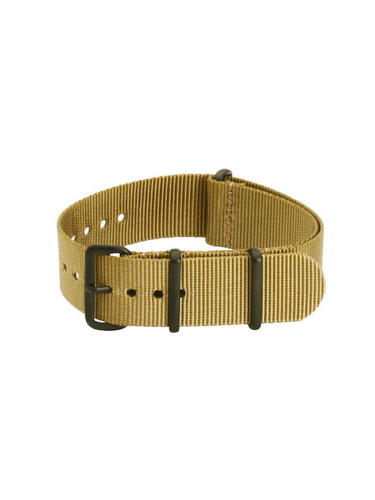 Riemen aus Stoff Nato Khaki 20mm