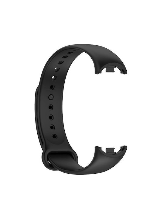 Strap Mi Λουράκι Σιλικόνης Μαύρο (Xiaomi Smart Band 8)