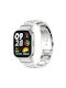Mijobs Mijobs Three-bead Metal Strap Stainless Steel Gray (Redmi Watch 3)