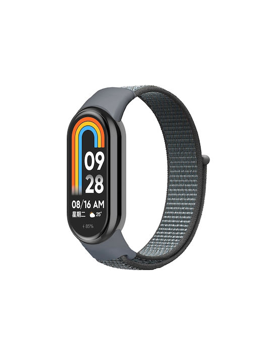 Loop Λουράκι Υφασμάτινο Γκρι (Smart Band 8 / Smart Band 9 / Smart Band 10)