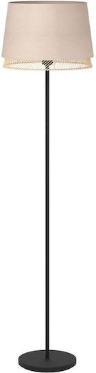 Eglo Tabley Floor Lamp H153xW38cm. with Socket for Bulb E27 Beige