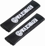 Set of 2pcs Car Seat Belt Pads Black