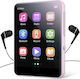 Joliker M4S MP3 Player (64GB) with IPS Touch Screen 2.4" Pink