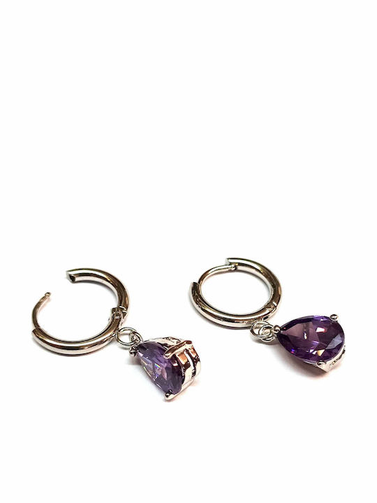 Amalfi Accessories Ohrringe aus Stahl mit Steinen