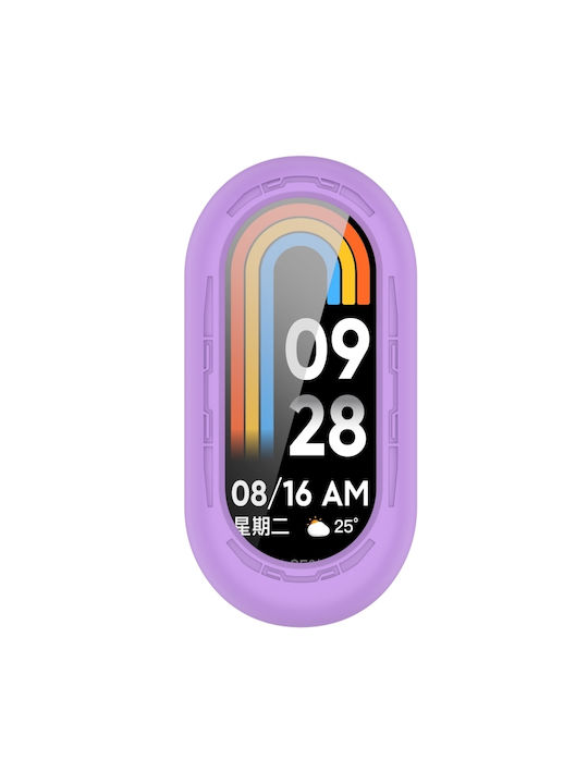 Θήκη Σιλικόνης σε Μωβ χρώμα για το Xiaomi Mi Band 8