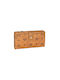 La tour Eiffel Large Women's Wallet Coins Tabac Brown