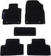 Autopataki Set of Front and Rear Mats 5pcs for Mazda CX-7 2006-2012 Black