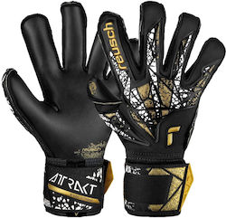 Reusch Attrakt Gold X Evo Cut Finger Support Torwarthandschuhe Erwachsene Schwarz