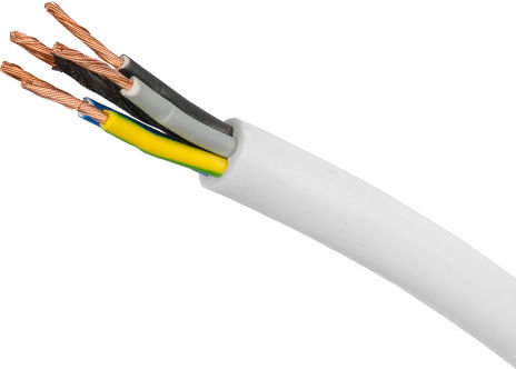 Elmark Καλώδιο Ρεύματος με Διατομή 5x1.5mm² σε Χάλκινο Χρώμα 1m Εύκαμπτο