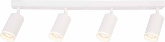 Vivalux King Spot with 4 Lights and with Socket GU10 in White Color