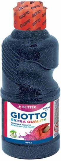 Giotto Extra Quality Tempera Paints Blue Black in Bottle 250ml 1pcs