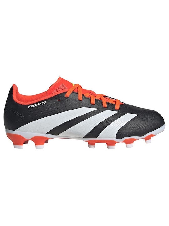 Adidas Παιδικά Ποδοσφαιρικά Παπούτσια Predator 24 League Geformt Core Black / Cloud White / Solar Red