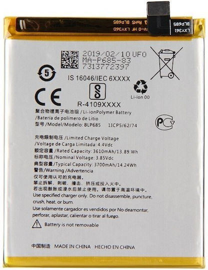 Compatible Replacement Battery 3700mAh for OnePlus 6T