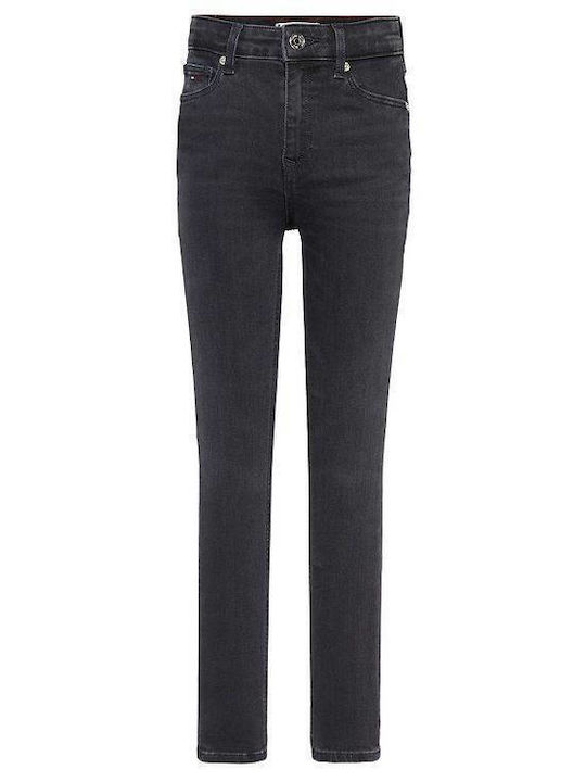 Tommy Hilfiger Pantaloni copii din denim Negru Skinny