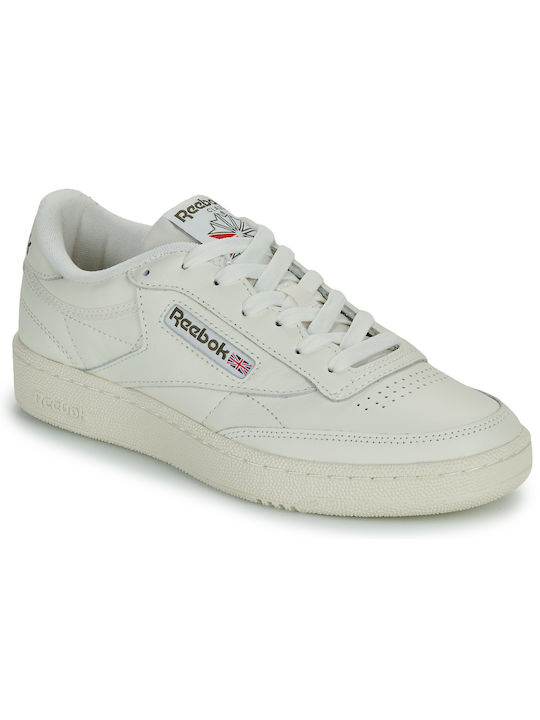 Reebok Club C 85 Γυναικεία Sneakers Λευκά