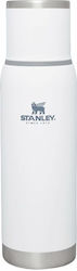 Stanley Adventure Μπουκάλι Θερμός Ανοξείδωτο BPA Free Λευκό 1lt