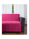 Silk Fashion 055 Armchair Throw Chenille 180x180cm Fuchsia