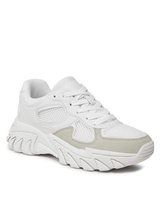 Guess Γυναικεία Sneakers Λευκά