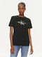 Calvin Klein Monologo Femeie Tricou Black