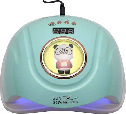 S8 Pro Nail Polish Curing Lamp UV / LED 268W Blue