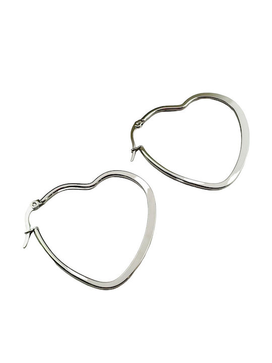 24home.gr Earrings Hoops made of Steel